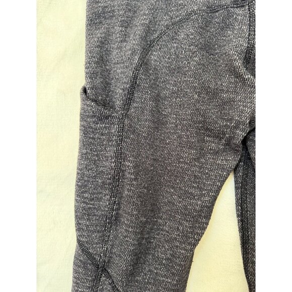 Lululemon Rulu Speed Tight Leggings Black Heathered Gray Size 4 EUC - Picture 15 of 15